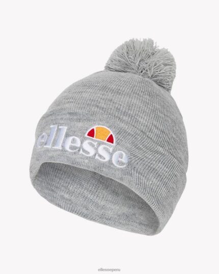 elegante gorro velly con pompones accesorios Ellesse gris PZZNT521