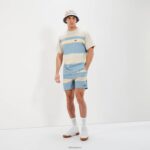 hombres bañador theroso ropa Ellesse beige/azul PZZNT444 - Image 2