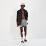 hombres cabañas nadar corto ropa Ellesse gris PZZNT452