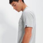 hombres camiseta Aiden 2 ropa Ellesse marga gris PZZNT351 - Image 4