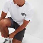 hombres camiseta blanca ropa Ellesse blanco PZZNT335 - Image 4