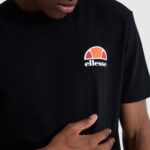 hombres camiseta canaletto ropa Ellesse negro PZZNT409 - Image 2