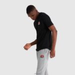 hombres camiseta canaletto ropa Ellesse negro PZZNT409 - Image 4