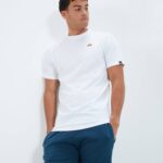 hombres camiseta chelo ropa Ellesse blanco PZZNT381 - Image 4