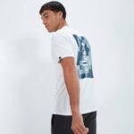 hombres camiseta chelo ropa Ellesse blanquecino PZZNT380 - Image 4