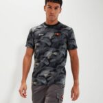 hombres camiseta cristia ropa Ellesse negro PZZNT340 - Image 3