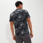 hombres camiseta cristia ropa Ellesse negro PZZNT340 - Image 4