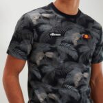 hombres camiseta cristia ropa Ellesse negro PZZNT340 - Image 5