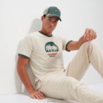 hombres camiseta darra ropa Ellesse beige PZZNT343