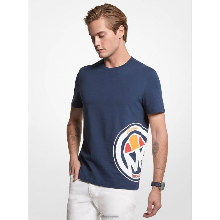 hombres_camiseta_de_algodon_mk_ropa_ellesse_logo_pzznt403.jpg hombres camiseta de algodón mk ropa Ellesse logo PZZNT403 - Image 1