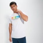 hombres camiseta de allegrio ropa Ellesse blanco PZZNT357 - Image 3