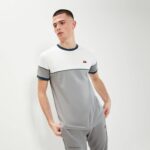 hombres camiseta de cabaña ropa Ellesse gris PZZNT359 - Image 2