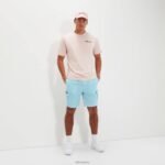 hombres camiseta drevino ropa Ellesse Rosa claro PZZNT337 - Image 2