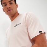 hombres camiseta drevino ropa Ellesse Rosa claro PZZNT337 - Image 4