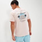 hombres camiseta drevino ropa Ellesse Rosa claro PZZNT337 - Image 5