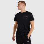 hombres camiseta malbe ropa Ellesse negro PZZNT406