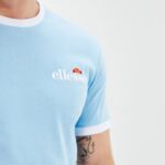 hombres camiseta meduno ropa Ellesse azul claro PZZNT402 - Image 3