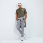 hombres camiseta mestière ropa Ellesse caqui PZZNT395 - Image 5
