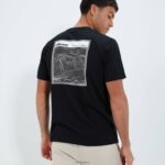 hombres camiseta meta ropa Ellesse negro PZZNT371 - Image 5