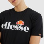 hombres camiseta sl prado ropa Ellesse negro PZZNT364 - Image 4