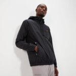 hombres chaqueta acea ropa Ellesse negro PZZNT277 - Image 3