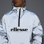 hombres chaqueta acera oh ropa Ellesse reflexivo PZZNT278 - Image 4