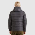 hombres chaqueta acolchada lombardía ropa Ellesse marga gris oscuro PZZNT287 - Image 7