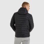 hombres chaqueta lombardia ropa Ellesse negro PZZNT274 - Image 3