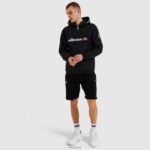 hombres chaqueta mont 2 oh negra ropa Ellesse antracita PZZNT268 - Image 2