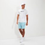 hombres chicos cortos ropa Ellesse azul claro PZZNT418