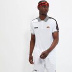 hombres nivel de polo ropa Ellesse blanco PZZNT399