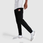 hombres pantalón jogger overvest ropa Ellesse negro PZZNT411 - Image 3