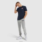 hombres pantalón jogging nioro ropa Ellesse marga gris PZZNT416 - Image 2