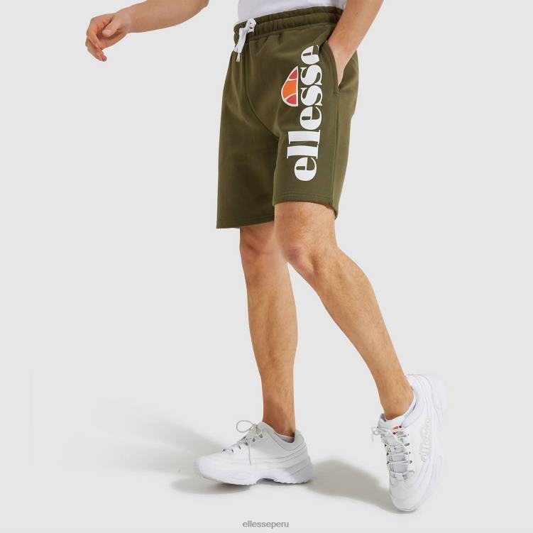 hombres pantalones cortos de lana bossini ropa Ellesse caqui PZZNT426 - Image 1