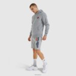 hombres pantalones cortos de lana bossini ropa Ellesse marga gris PZZNT424 - Image 2