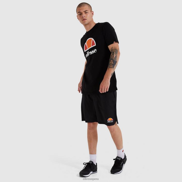 hombres pantalones cortos vivaldi ropa Ellesse negro PZZNT435 - Image 2