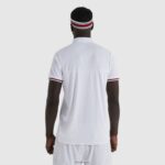 hombres polo de lin ropa Ellesse blanco PZZNT477 - Image 3