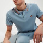 hombres polo de rooks ropa Ellesse azul claro PZZNT388 - Image 4