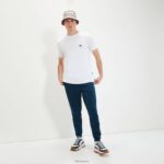 hombres reyes 2 camiseta ropa Ellesse blanco PZZNT375 - Image 2