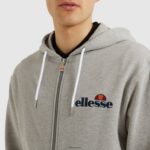hombres sudadera con capucha briero ropa Ellesse gris PZZNT305 - Image 4