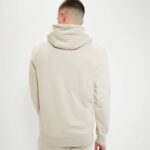 hombres sudadera con capucha carovilli ropa Ellesse beige PZZNT299 - Image 3