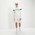 hombres sudadera con capucha pietro ropa Ellesse blanquecino PZZNT313 - Image 5