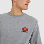 hombres sudadera diveria ropa Ellesse marga gris PZZNT307 - Image 4