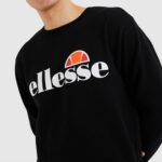 hombres sudadera sl succiso ropa Ellesse negro PZZNT292 - Image 4