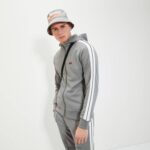 hombres top de chándal cellamare ropa Ellesse gris PZZNT322 - Image 4