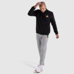 hombres top deportivo sella ropa Ellesse negro PZZNT324 - Image 2