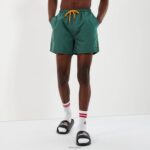hombres traje de baño de caballeros ropa Ellesse verde oscuro PZZNT447 - Image 2