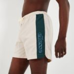 hombres traje de baño denso ropa Ellesse beige PZZNT445 - Image 2