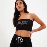 mujer bandeau de concetto ropa Ellesse negro PZZNT59 - Image 2