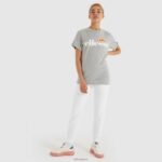 mujer camiseta albania ropa Ellesse marga gris PZZNT60 - Image 2